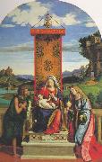 The Madonna and Child with St John the Baptist and Mary Magdalen dfg